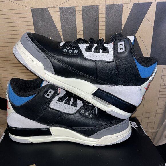 NEW Nike Air Jordan 3 Retro GS Black “Rare Air” IB8968-004 Women Sz 7 / 5.5Y - Picture 2 of 7